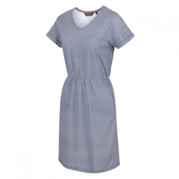 Image of Regatta Havilah Organic Dress - Navy Geo