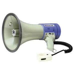 Image of Monacor TM-27 Megaphone Built-in sound effects, + microphone