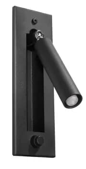 Image of Enif Reading Light Folding Wall Lamp Black G9