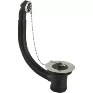 Image of Bristan - Economy Kitchen Sink Waste Plug and Chain - Chrome
