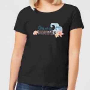 Image of Moana One with The Waves Womens T-Shirt - Black - M