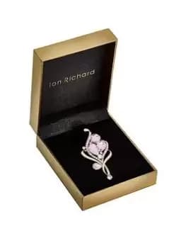 Image of Jon Richard Gold And Pink Bouquet Brooch