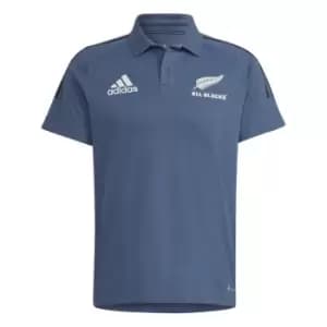 Image of adidas All Blacks Polo Shirt Mens - Blue