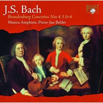 Image of J.S. Bach - Brandenburg Concertos 4,5 & 6 - Brandenburg Concertos Nos 4, 5 and 6 CD