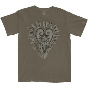 Image of Gojira - Fortitude Heart Unisex Large T-Shirt - Grey