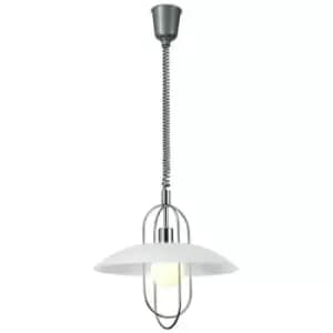 Image of Pendant lamp Riva Chrome polished 1 bulb 77cm