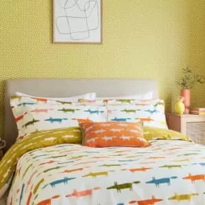 Image of Scion Mr Fox Birthday Kingsize Duvet Cover Set, Multi