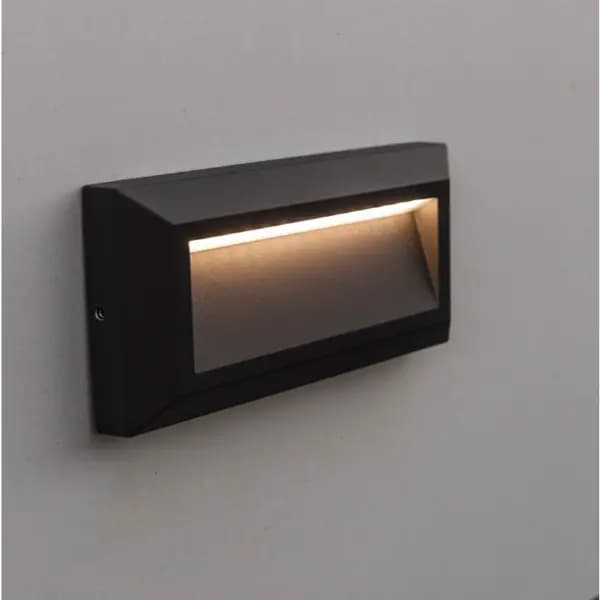 Image of Lutec Lutec Helena Down LED Outdoor Surface Brick Light - Dark Grey