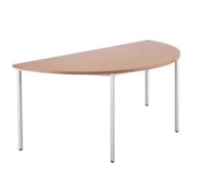 Image of Jemini Semi Circular Table 1600 x 800mm V2 Beech OMPT1680SEMIBE2