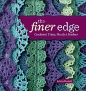 Image of finer edge crocheted trims motifs and borders omdahl kristin