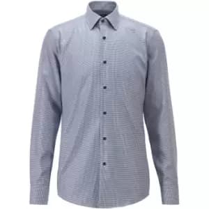 Image of Boss Jango Text Shirt - Blue