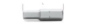 Image of Beta Tools 866 PE 1x 1/4" Hex Drive Hexagon Bit for Power Driver 7mm 008660117