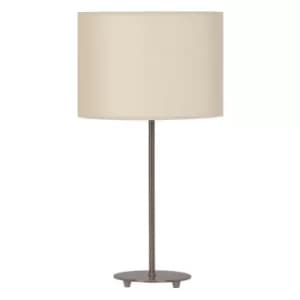 Image of Stavange Table Lamp With Round Shade Bronze