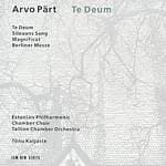 Image of Arvo Part - Te Deum (Estonian Philharmonic Chamber Choir/Kaljuste) (Music CD)