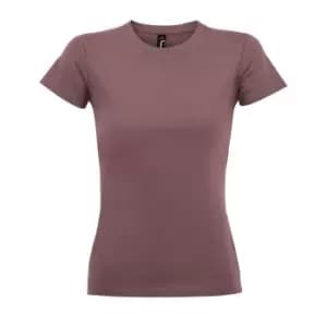 Image of SOLS Womens/Ladies Imperial Heavy Short Sleeve T-Shirt (XL) (Ancient Pink)