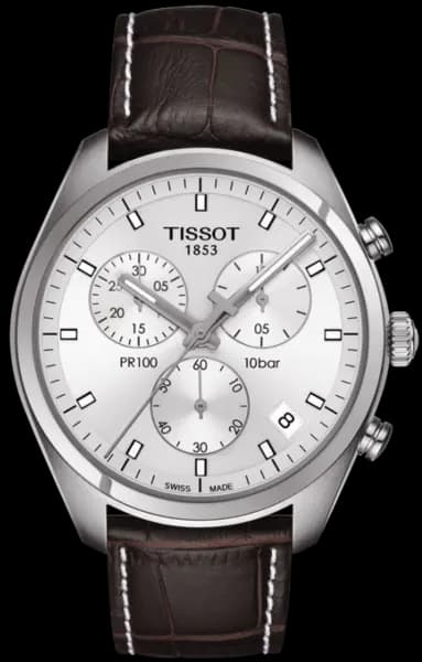 Image of Tissot Watch PR100 Chronograph - Silver TS-642