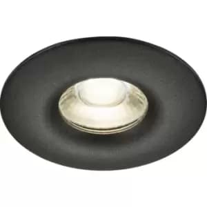 Image of Knightsbridge - Odina Single Fixed Round Downlight Black - ODA1FRB