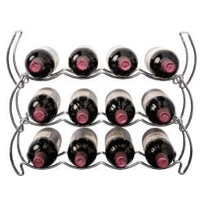 Image of Hahn Stackrack Stackable 12 Bottle Triple Tier Wine Rack
