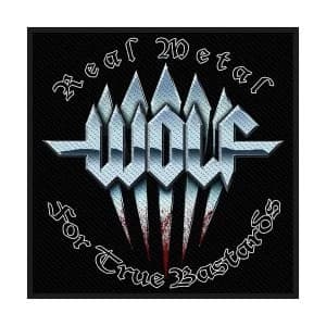 Image of Wolf - Real Metal Standard Patch