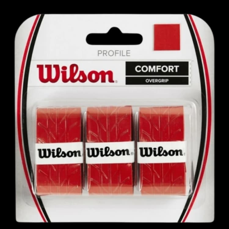 Image of Wilson Pro Comfort Overgrip Red Tape a 3 pcs WILSON-6832