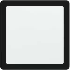 Image of Square Ceiling Flush Downlight Black Recess Spotlight 16.5W Built in led