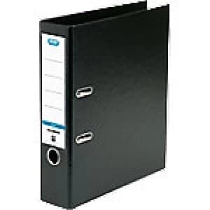 Image of ELBA Smart Lever Arch File 80 mm Polypropylene on Board 2 ring A4 Black