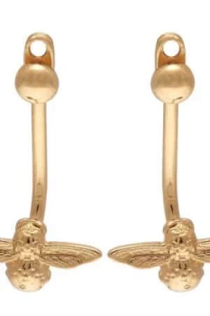 Image of Ladies Olivia Burton Gold Plated Sterling Silver 3D Bee Earrings OBJ16AME01