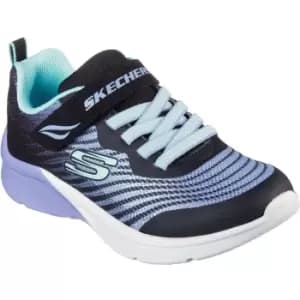 Image of Skechers Girls Microspec Rejoice Racer Slip On Trainers UK Size 11.5 (EU 29)