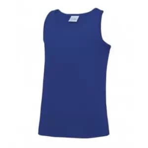 Image of AWDis Childrens/Kids Just Cool Sleeveless Vest Top (5-6 Years) (Royal)