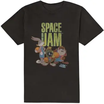 Image of Space Jam 2 - Tune Squad Unisex Large T-Shirt - Black