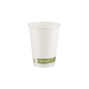 Image of Planet 12oz Single Wall Plastic-Free Cups (Pack of 50) PFHCSW12