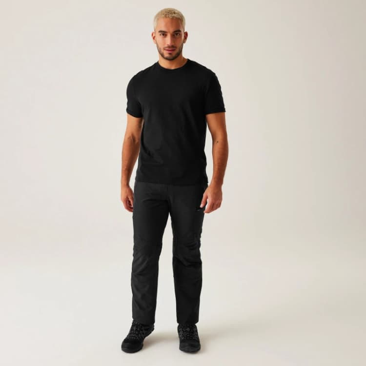 Image of Regatta Highton Walking Trouser (Short) - Black 44