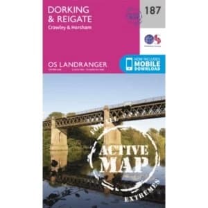 Image of Dorking, Reigate & Crawley by Ordnance Survey (Sheet map, folded, 2016)