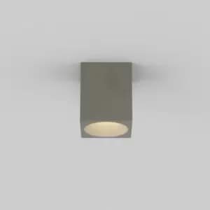 Image of Astro Kos - Outdoor Square Ceiling Light Concrete IP44, GU10