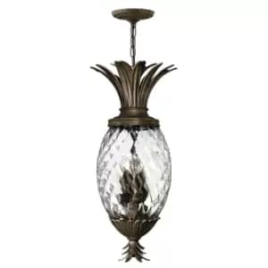 Image of 4 Bulb Ceiling Pendant Light Fitting Pearl Bronze LED E14 40W Bulb