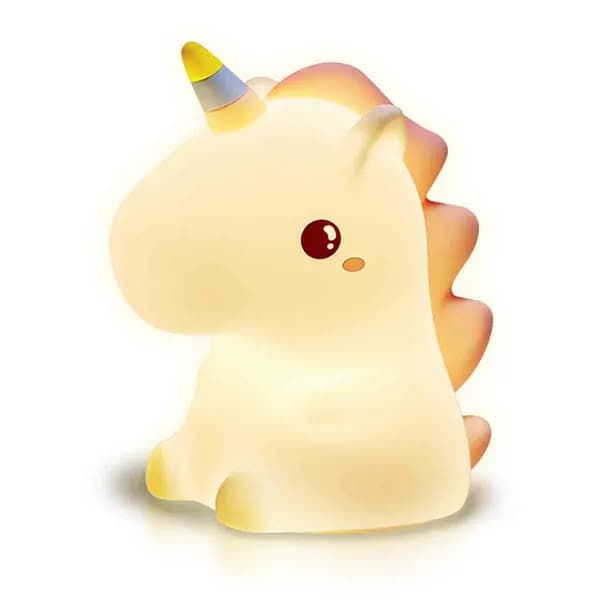 Image of GROOV-E Cuties Rainbow Unicorn Kids Night Light - Multicolour