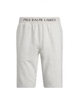 Image of Polo Ralph Lauren Jersey Sleep Lounge Shorts - English Heather