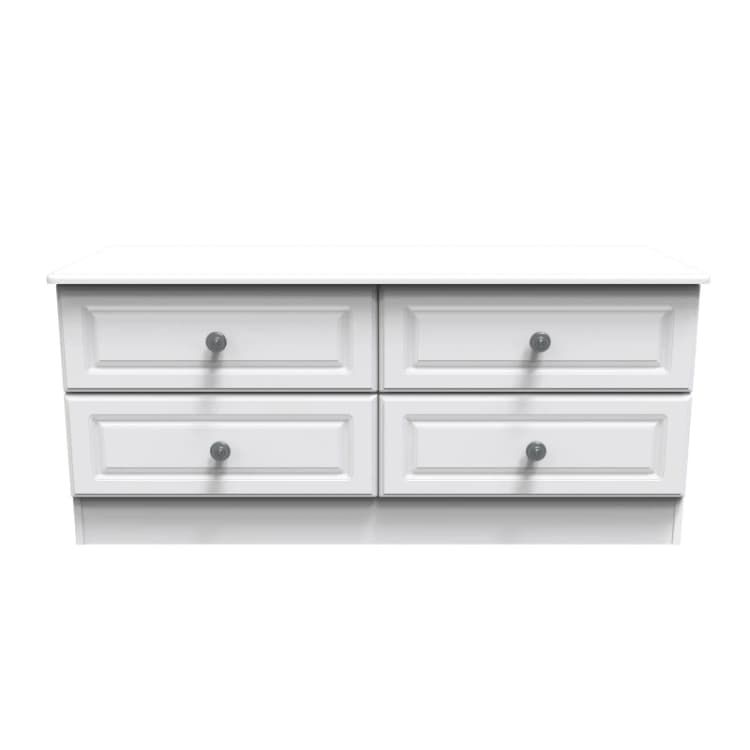 Image of Ready Assembled 2 U Kendal 4 Drawer Bed Box (Ready Assembled) White