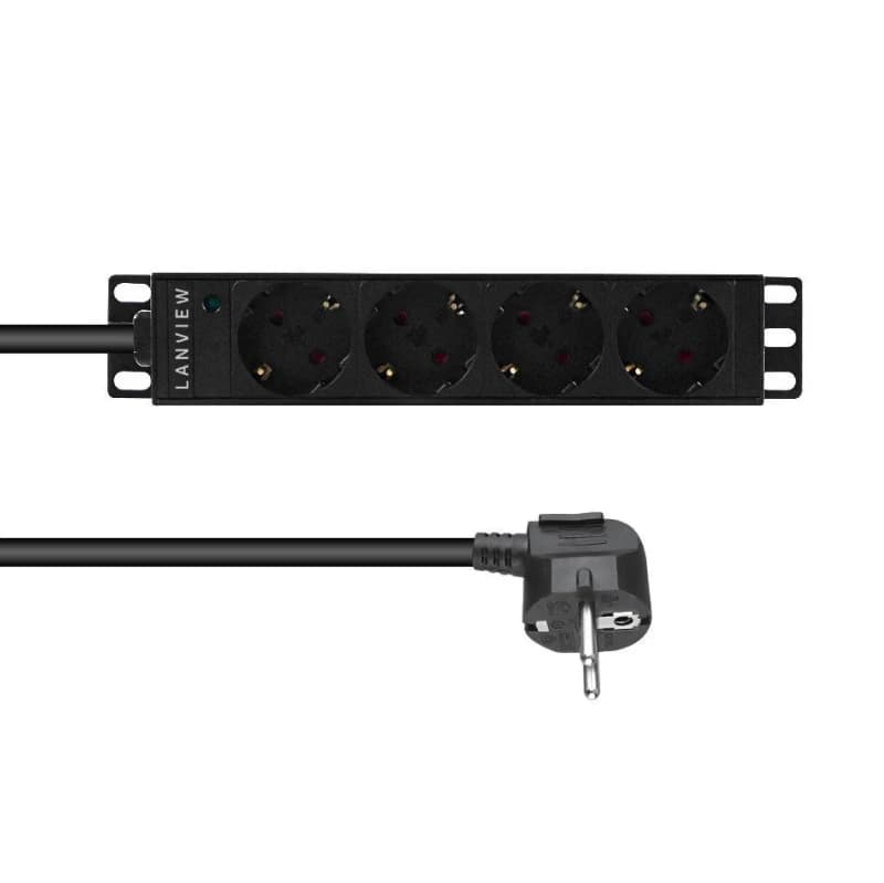 Image of Lanview 10 4-wy Schuko oules