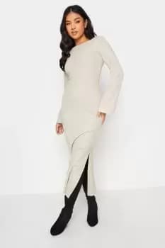 Image of Petite Twist Back Midi Dress
