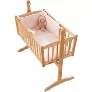 Image of Clair De Lune - Dimple 2 Piece Quilt & Bumper Bedding Set, Cream, Crib/Cradle