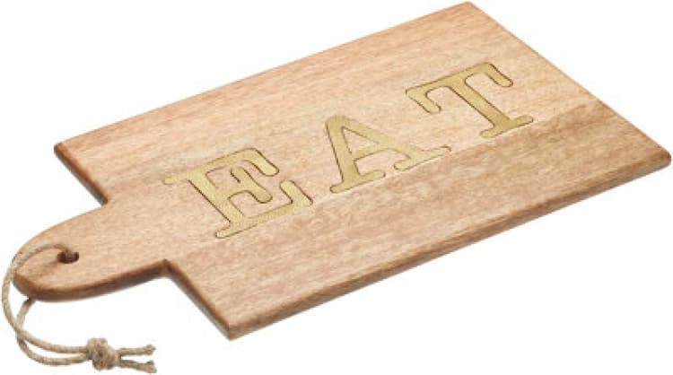 Image of Artesa Mango Wood Paddle Serving Board Brown
