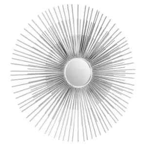 Image of Olivia's Starburst Silver Wall Mirror