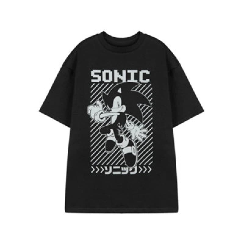 Image of Sonic the Hedgehog Short Sleeved T-Shirt Black
