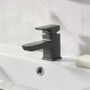 Image of Bristan - Cobalt Basin Mixer Tap with Clicker Waste - Black