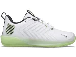 Image of 06988-191-M MENS ULTRASHOT 3 WHITE/Soft NEON GREEN/Blue GRAPHITE - Mens 11