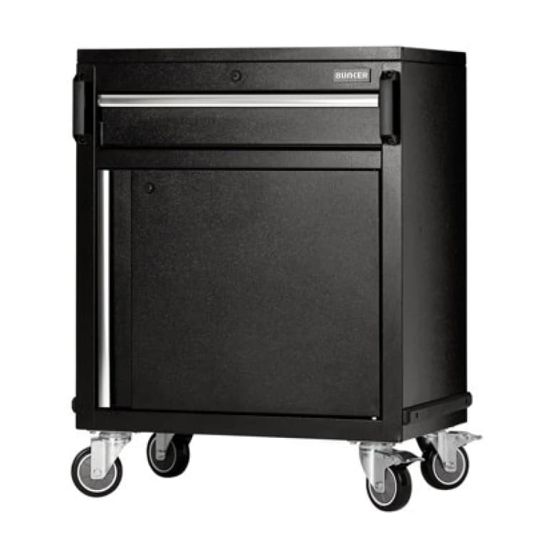 Image of Bunker Modular 1 Drawer Power Tool Roller Cabinet 23687 Colour: Black
