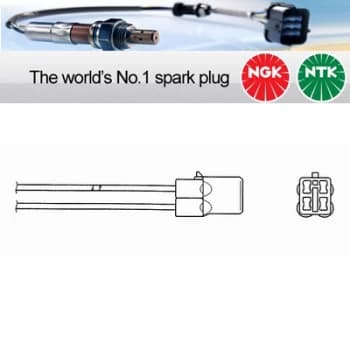 Image of NGK OZA446-E55 / 0450 Lambda Sensor Zirconia Type Oxygen O2 Exhaust Probe