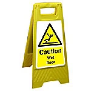 Image of Floor Sign Wet Floor Polypropylene 60 x 30 cm