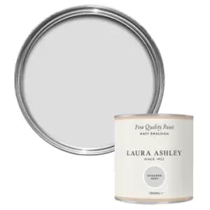 Image of Laura Ashley Sugared Grey Matt Emulsion Paint, 100ml Tester Pot